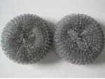 Mesh Shape Zinc Coated Stainless Scouring Pad , No Peculiar Smell Metal Scrub