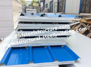 Wholesale Fireproof Cold Room Insulation Panel And Insulated Roofing EPS Sandwich Panels Width 1150mm from china suppliers