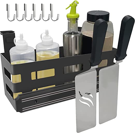 Clean Organized Workspace Welded Griddle Accessories Organizer with Customizable Logo