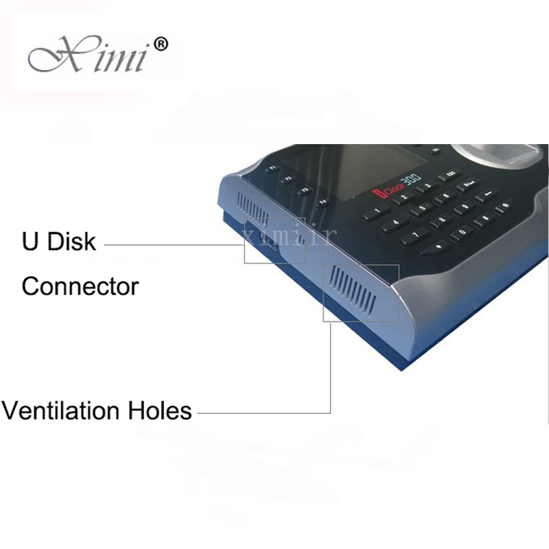 Fingerprint And RFID Card Time Attendance Time Clock ZK ICLOCK300 TCP/IP Biometric Fingerprint Time Recorder With ID Card Reader