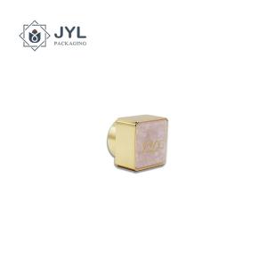 Wholesale Public Mold Zamac Perfume Cap Unique Design With Resin Decorative On Top from china suppliers
