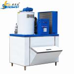 2ton Water Cooled Snow Flake Ice Maker Machine With SS304 Stainless Steel Ice