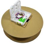 PC ABS Fiber Optic Terminal Box Fiber Optic Face Plate Panel Rosette FTTB
