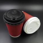 Good Strength Reusable Cup Lids , 90mm Pp Hot Cup Large Plastic Dome Lids