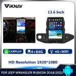 Viknav Car Radio For Jeep Wrangler (2018-2021) 13.6 inch GPS navigation DVD