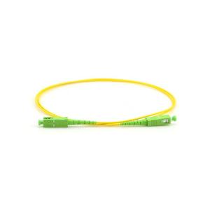 Wholesale Yellow Single Mode Optical Patch Cord / PVC Sc Apc Patch Cord 3 Meter from china suppliers