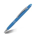 Custom Logo Metal Touch Screen Ballpoint Pen Soft Rubber Surface Smooth Writing