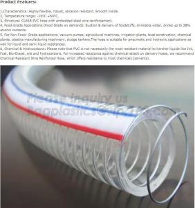 Wholesale PVC STEEL WIRE MATERIAL HOSE,Corrugated suction hose /flexible pvc suction hose pipe /water hose,Oil / Gas/ Water Flexib from china suppliers