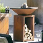 Customization Corten Steel Bbq Grill Garden Barbecue Charcoal Grill High