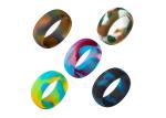 Non Corrosiveness Silicone Awareness Bracelets 68x12x2mm Low Cadmium
