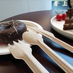Eco Friendly Bagasse Biodegradable Disposable Cutlery Sets For Baby