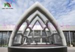 White PVC Inflatable Event Tent With Sydney Opera House Shape And Transparent