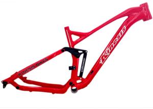 Wholesale Red Mountain Full Suspension Bike Frame Aluminum Alloy With Robot - Man Welding from china suppliers