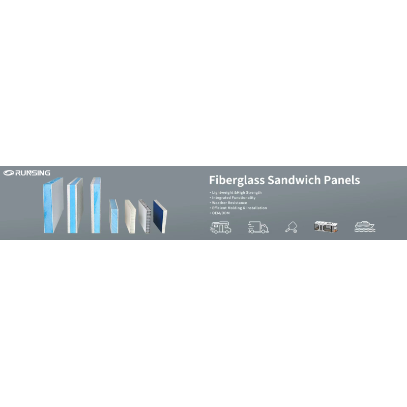 Durable Thermal-Insulated FRP Sandwich Panel High-Quality Structural Panels