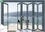 French Interior European Aluminium Folding Doors For Homes Exterior Glass