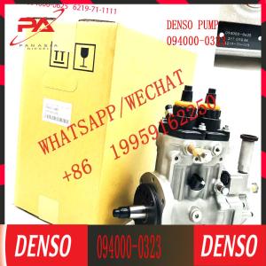 Wholesale High quality Diesel Engine Fuel Pump 094000-0323 for Komatsu Engine SA6D140E Loader WA500-3 from china suppliers