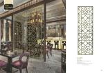 Foshan Factory Black Mirror Laser Cut Stainless Steel Partition Screen With