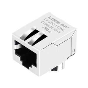 Wholesale J0011D11NL Rj45 Female Connector 100 Base-T 8p8c Tab Down Industrial RJ45 Ethernet Connector from china suppliers