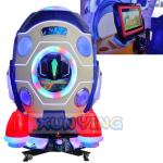 US PLUG Indoor Coin Operated Kiddie Ride MP5 Rocket Swing Car Game Machine for