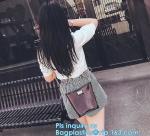 Promo custom clear pvc shopping bag, Vinyl Coating Handbags with Logo, shopping