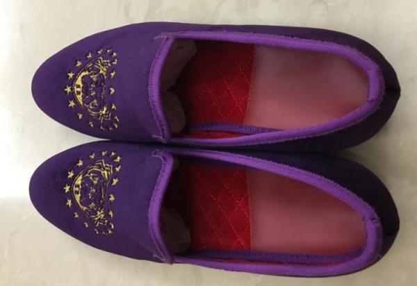 Quality Fashion Embroidery Mens Velvet Loafers Breathable Velvet Slip On Flat Loafer for sale