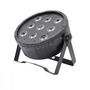 Wholesale Plastic Flat Slim LED Parcan 9pcs RGBW 4in1 LED Par Wash Lights 25/45 Degree Lense Angle from china suppliers