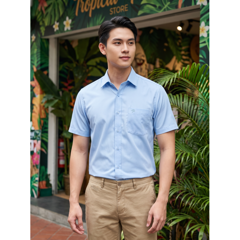 Balanced Cotton Poly Fabric C50T50 High Density Plain Shirt Fabric
