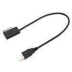 USB 2.0 Sata II 13 Pin Adapter Converter Computer Connection Cable