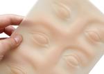 3D Silicone Permanent Makeup Practice Skin 26.2*14.7CM For Novice