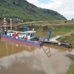 Diesel Engine Sand Cutter Suction Dredger For River Mud
