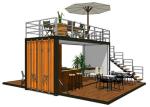 Topshaw Factory Price Durable Structure Prefabricated Coffee Shop Kitchen