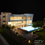 1/50 Cavali Villa Model Maker Architecture Moriyama House Model Saudi Arabia