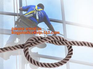 China wall-wash nylon twisted safety rope, wall-wash nylon safety rope on sale