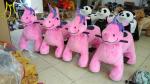 Hansel amusement park kids walking battery operated ride on unicorn