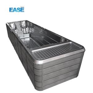 Wholesale 35 Jets Acrylic Swimming Pool Outdoor Whirlpool Endless Swim Spa Pool from china suppliers