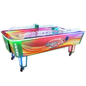 Wholesale Child Amusement Game Machines Coin Operated L Size Curved Air Hockey Table from china suppliers