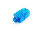 24/410 Frost Blue PET Cosmetic Bottles 150ml Square Serum Container