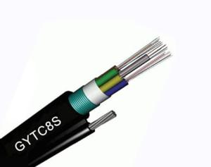 Wholesale Figure 8 Fiber Optic Cable GYTC8S with Stranded Steel Wires for Self-supporting from china suppliers