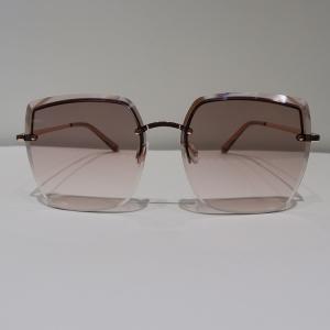 Wholesale Gold Anti Reflective Sunglasses Women Square Butterfly Shape from china suppliers