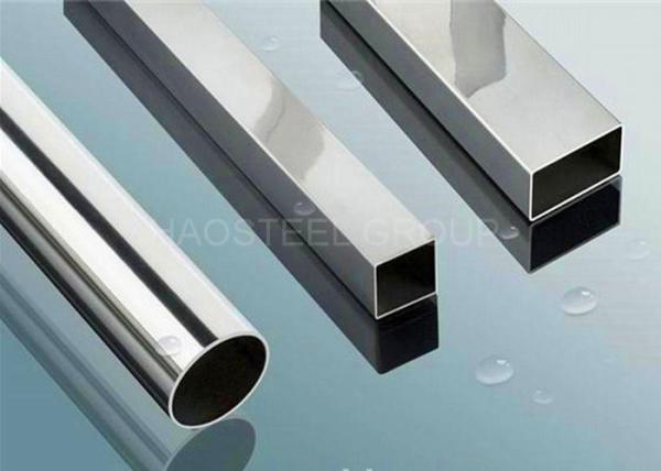 304 316L Square Stainless Steel Tubing Seamless Welded Surface Mill Bright