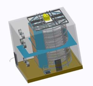 Wholesale 750KG/H 1200KG/H Spiral Belt Freezer from china suppliers