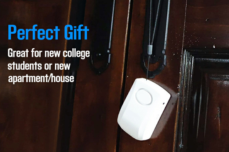 Touchless Burglar Alarm Vibration Sensor , Battery Operated Door Alarm