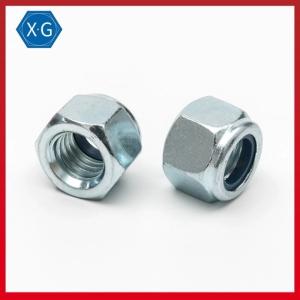 Wholesale Metric DIN982 Nylon Insert Flange Lock Nut Zinc Plated Grade 8 Hex Nylon Lock Nut from china suppliers