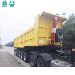 Wholesale 3/4/5/6 Axle Sinotruk 50CBM tipper semi trailer for Africa Mine from china suppliers