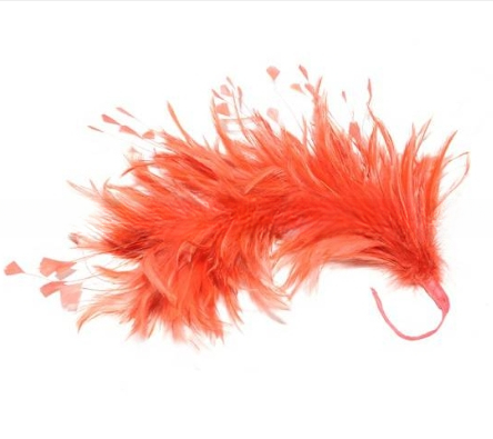 Event Party Supplies Feather Mounts Hackle Millinery Feather Flowers 15x30cm