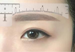 Wholesale Disposable Eyebrow Measuring Ruler For Quick Mapping Shaping from china suppliers