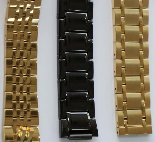 Stainless Steel Watches Chain PVD Vacuum Coating Services, Arc Plating Rose Gold