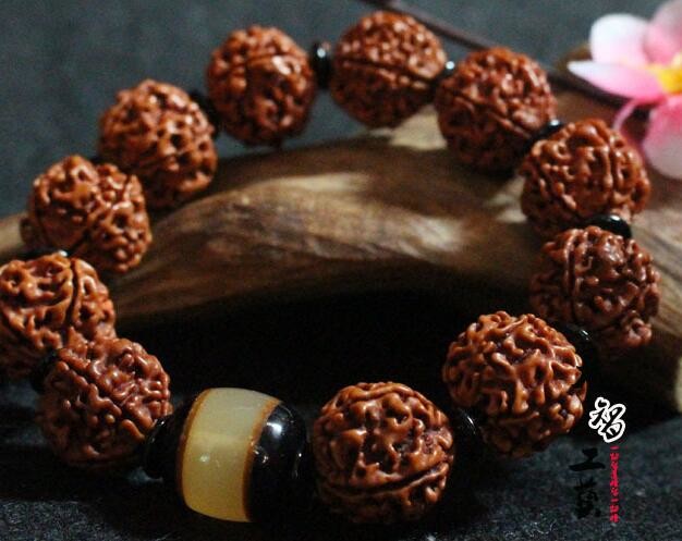 Natural five-ring vajra Bodhi beads bracelet bracelet Nepalese vajra-Bodhi beads bracelet wholesale