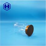 Round Shaped Clear Food Packaging Plastic Peanut Butter Biscuits Candies Jars