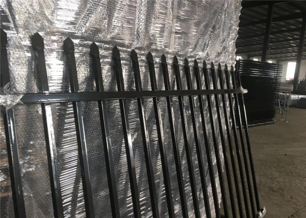 steel fence spear top security garrison fence/security metal fence/Garrison